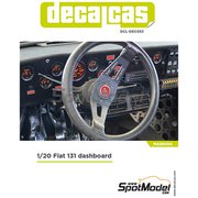 DCL-DEC053 1/20 デカール フィアット131 アバルトラリー ダッシュボード デカールセット [プラモデル用品]