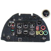 YMA4806 1/48 ディティールアップパーツ スピットファイアMk.I 着色計器板（エアフィクス用） [プラモデル用パーツ]