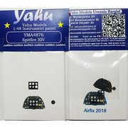 YMA4876 1/48 ディティールアップパーツ スピットファイアMk.XIV 着色計器板（エアフィクス用） [プラモデル用パーツ]