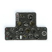 YMA7266 1/72 ディティールアップパーツ カーチスP-36ホーク 着色計器板（スペシャルホビー他用） [プラモデル用パーツ]