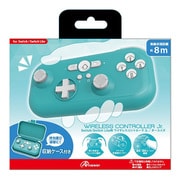ANS-SW124TQ [Nintendo Switch / Nintendo Switch Lite 用 ワイヤレスコントローラ Jr. ターコイズ]