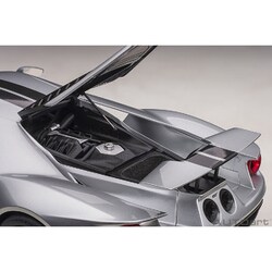 最安値人気AUTO art 12108 1/12 フォード GT 2017 （メタリック・シルバー／ブラック・ストライプ） 乗用車