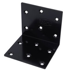 FRT-006 [黒塗装 2×4用金具 アングル 2×82×75×75]