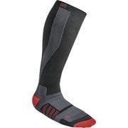 サーモソックス エボ THERMO SOCKS EVO BLACK/RED Lサイズ(26.5-28.5cm) [スキーソックス ユニセックス]