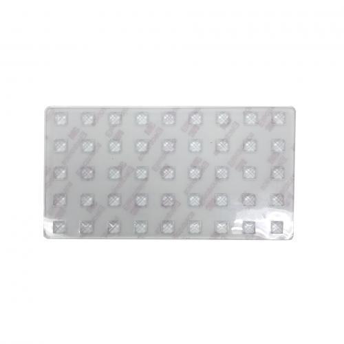 ユニオン ビンディング UNION BINDINGUNION DECK PAD SQUARE CLEAR/WHITE [スノーボード バインディング パーツ]Ω