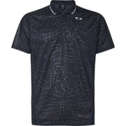 FOA402496 02ES OAKLEY ACROSS JQ POLO Sサイズ [ゴルフ メンズ ポロシャツ]