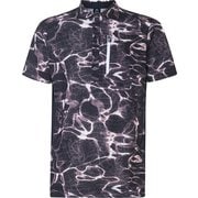 FOA402501 00GS OAKLEY SINUOUS GRID SHIRT Sサイズ [ゴルフ メンズ シャツ]
