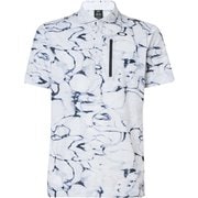 FOA402501 186M OAKLEY SINUOUS GRID SHIRT Mサイズ [ゴルフ メンズ シャツ]