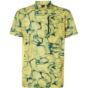 FOA402501 580M OAKLEY SINUOUS GRID SHIRT Mサイズ [ゴルフ メンズ シャツ]