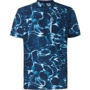 FOA402501 66VS OAKLEY SINUOUS GRID SHIRT Sサイズ [ゴルフ メンズ シャツ]