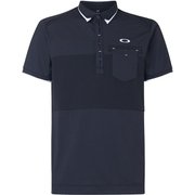 FOA402502 02ES OAKLEY BLOCKING POCKET SHIRT Sサイズ [ゴルフ メンズ シャツ]