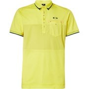 FOA402502 595M OAKLEY BLOCKING POCKET SHIRT Mサイズ [ゴルフ メンズ シャツ]