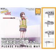 GW-04C 1/20 はたらくJKシリーズ 交通誘導員 フィギュア 交通誘導に従って下さい！ [組立式プラスチックモデル]