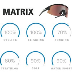 BLIZ スポーツサングラス MATRIX(mattblack/brown) BLIZ スポーツサングラス MATRIX(mattblack/brown) Bliz Matrix