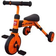 折りたたみ三輪車 ポータブルトライク オレンジ