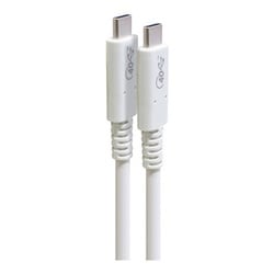 USB4 gen3x2対応type-cケーブル ホワイト GP-CCU408M/W