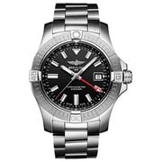 腕時計 アベンジャーGMT 43mm メンズ SSブレス BK 並行輸入品 2年保証 A32397101B1A1