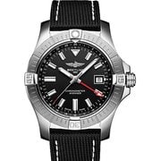 腕時計 アベンジャーGMT 43mm メンズ BKカーフストラップ 並行輸入品 2年保証 A32397101B1X1