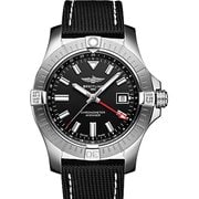 腕時計 アベンジャーGMT 43mm メンズ BKカーフストラップ フォールディングバックル 並行輸入品 2年保証 A32397101B1X2