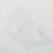 三角定規 24cm×3mm 目盛ナシ 22-0140