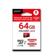 microSDXCカード 64GB Class10 UHS-I U1 Nintendo Switch/Nintendo Switch Lite用 最大読込90MB/s 最大書込45MB/s HDMCSDX64GSW-WOA