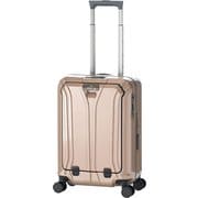 スーツケース Solid Knight（ソリッドナイト） 抗菌仕様 フロントオープン 旅行日数目安：3～4泊 36L TSAロック搭載 機内持ち込み可 ALI-019FT-18 シャンパンゴールド