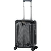 スーツケース Solid Knight（ソリッドナイト） 抗菌仕様 フロントオープン 旅行日数目安：3～4泊 36L TSAロック搭載 機内持ち込み可 ALI-019FT-18 ウェーブブラック