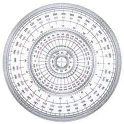 タケダ全円分度器 15cm 25-0310
