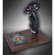 EGACS007A 1/1 レジン製完成品 AV-8B ハリアーII レプリカ 操縦桿グリップ / アメリカ海兵隊プラカード [ディスプレイモデル]
