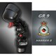 EGACS007C 1/1 レジン製完成品 GR 9 ハリアーII レプリカ 操縦桿グリップ / GR.9 イギリス空軍プラカード [ディスプレイモデル]