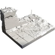 TA35002 1/35 レジン製展示ベース ネストデストロイヤー ヘビーガンナーII 用 崩れ行く街並み [プラモデル用品]