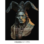 YH1862 1/10 レジン製胸像 米 レイヴンソーサラー ワタリガラスを連れた魔術師 [組立式プラスチックモデル]