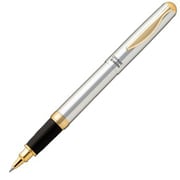 セラミックボールペン 水性黒インク 天然木製ケース付 シルバー KCB-30W SL