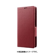Galaxy S21 用 レザー手帳ケース ORVA（オーヴァ） レッド LP-21SG1BHPRD