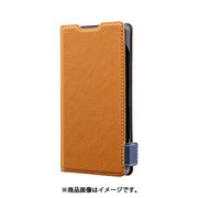 LP-21SX3BLPCA [Xperia Ace II（SO-41B） 用 軽量PUレザーフラップケース Twoal キャメル]