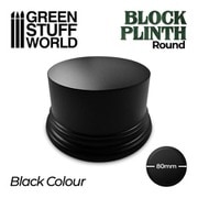 GSWD-2702 [円柱型展示台 80mm径 ブラック]