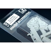 HAUHLX48401 1/48 レジン製ディティールアップパーツ ストーブ/ドラム缶火鉢/薪セット [プラモデル用パーツ]