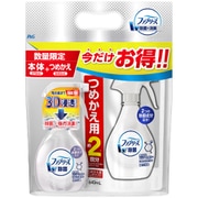ファブリーズW除菌 無香料 アルコール成分入り スプレー本体＋つめかえ特大 ペアパック