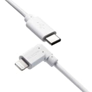 MPA-CLL03WH [USB Type-C to Lightningケーブル L字コネクター MFI認証 PD（パワーデリバリー）対応 0.3m ホワイト]