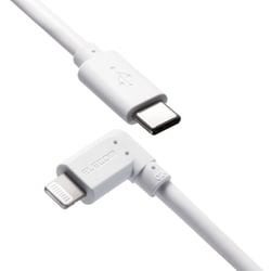 USB Type-C to Lightningケーブル L字コネクター MFI認証 PD（パワーデリバリー）対応 2.0m ホワイト MPA-CLL20WH