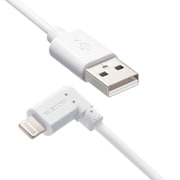 MPA-UALL12WH [USB Type-A to Lightningケーブル スタンダード L字コネクター 抗菌 MFI認証 1.2m ホワイト]