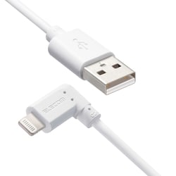 USB Type-A to Lightningケーブル スタンダード L字コネクター 抗菌 MFI認証 2.0m ホワイト MPA-UALL20WH2