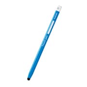 P-TPEN02SBU [三角型タッチペン 鉛筆型 細軸 超感度 ブルー]