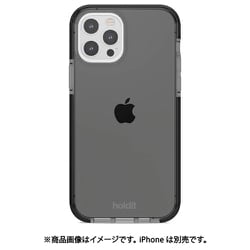15047 [Seethru シースルー iPhone 12/12 Pro クリアケース Black]