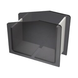 ナプキン立 スモーク透明 90x110x46mm NA211-4