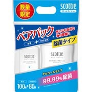 限定品 スコッティ ウェットティシュー 除菌 アルコール 本体＋詰替セット 企画品