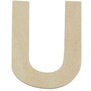 PSB40-U [シナベニヤ切文字 U 40x3mm]