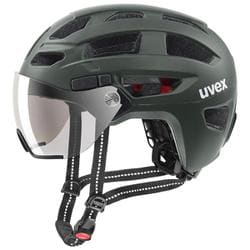 サイクルヘルメット finale visor フォレストマット 52-57cm 安全規格 CEマーク