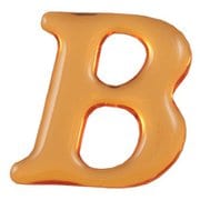 GU25-B [クリスタルメタル文字 B 25x1mm テープ付き]