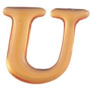 GU25-U [クリスタルメタル文字 U 25x1mm テープ付き]